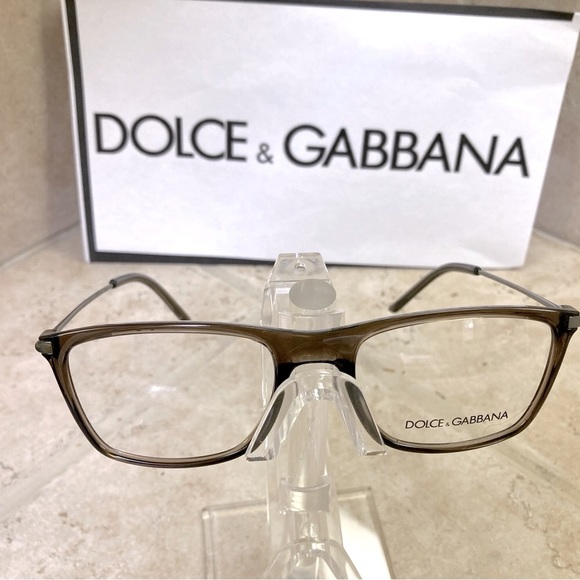 New Dolce & Gabbana Men’s Cafe Brown Eyeglasses. No case - Picture 1 of 11